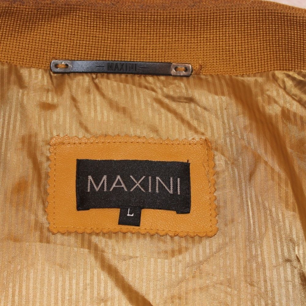 Maxini Leather Jacket Men Size Large - Picture 12 of 16
